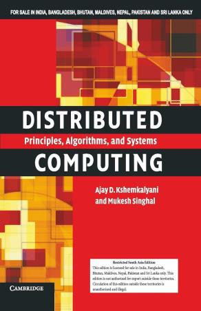 Book cover number 1 for Distributed Computing written by Mukesh Singhal, Ajay D. Kshemkalyani published by Cambridge University Press