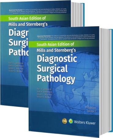 Book cover number 1 for Mills And Sternberg’s Diagnostic Surgical Pathology (Set Of 2 Volume) written by Teri A. Longacre, Joel K. Greenson, Jason L. Hornick, Victor E. Reuter published by Wolters Kluwer