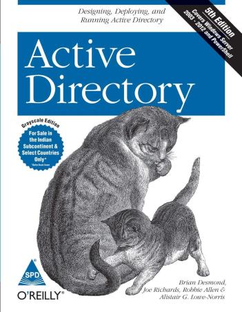 Book cover number 1 for Active Directory written by Brian Desmond, Joe Richards, Robbie Allen, Alistair G. Lowe-Norris published by Shroff Publishers & Distributors Pvt. Ltd.