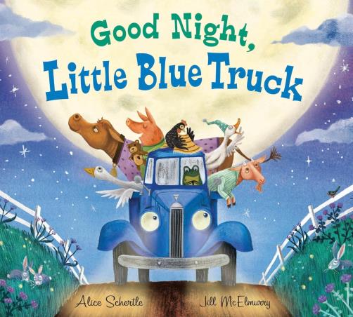 Book cover number 1 for Good Night, Little Blue Truck written by Alice Schertle published by ‎Clarion Books