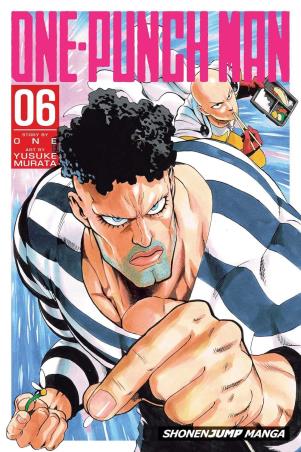 Book cover number 1 for One-Punch Man 06 written by NA published by Simon & Schuster
