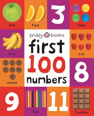 Book cover number 1 for First 100 Numbers written by Roger Priddy published by Priddy Books