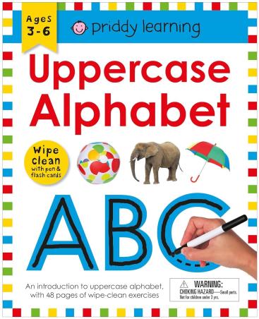 Book cover number 1 for Uppercase Alphabet (Ages 3-6) written by Roger Priddy published by Priddy Books