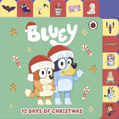 Book cover number 1 for Bluey : 12 Days of Christmas written by Bluey published by Ladybird
