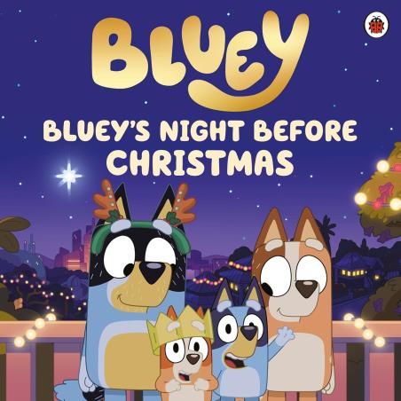 Book cover number 1 for Bluey : Bluey's Night Before Christmas written by Bluey published by Ladybird