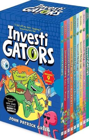 Book cover number 1 for InvestiGators Series (Set Of 9 Books) written by John Patrick Green published by Macmillan India Limited