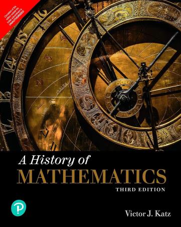 Book cover number 1 for A History Of Mathematics written by Victor J. Katz published by Pearson Education
