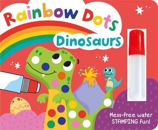 Book cover number 1 for Rainbow Dots Dinosaurs written by Holly Hall published by Two Windmills Limited