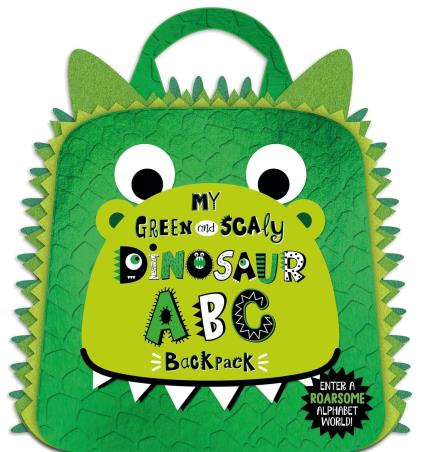 Book cover number 1 for My Green And Scaly Dinosaur Abc Backpack written by Alice Fewery published by Make Believe Ideas Ltd.