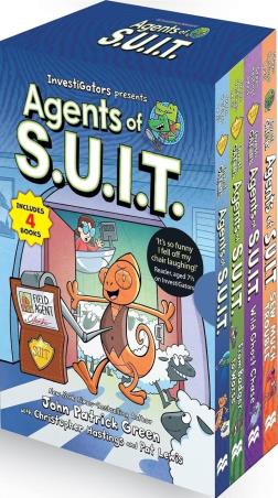 Book cover number 1 for Agents of S.U.I.T. (Set of 4 books) written by John Patrick Green published by Macmillan India Limited