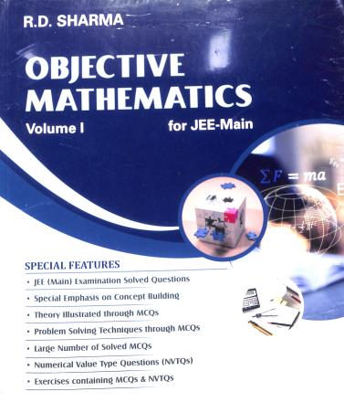 Book cover number 1 for Objective Mathematics Volume 1 And 2 written by R. D. Sharma published by Dhanpat Rai Publications (P) Ltd.