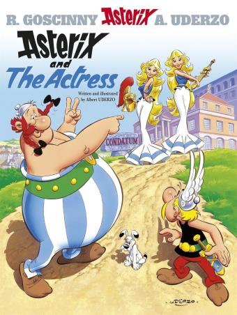 Book cover number 1 for Asterix An The Actress written by Albert Uderzo published by Simon & Schuster