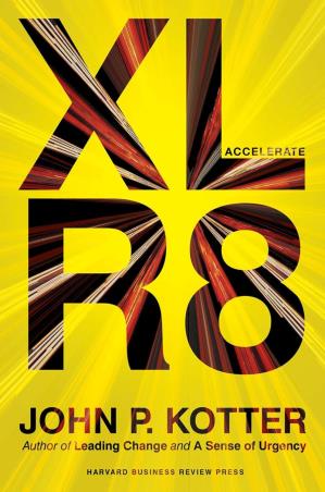 Book cover number 1 for Accelerate written by John P. Kotter published by Harvard Business Review Press