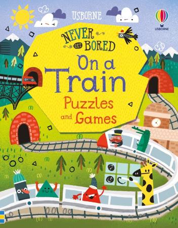 Book cover number 1 for Never Get Bored On A Train written by James Maclaine, Tom Mumbray, Lan Cook published by Usborne