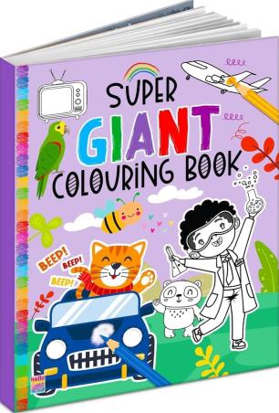 Book cover number 1 for Super Giant Colouring Book written by NA published by Brijbasi Art Press Ltd