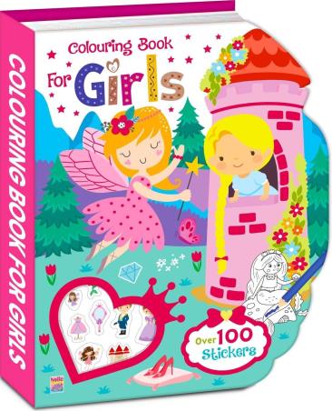 Book cover number 1 for Colouring Books for Girls written by NA published by Brijbasi Art Press Ltd