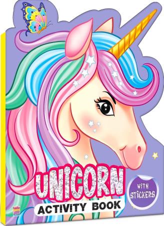 Book cover number 1 for Unicorn Activity Book written by NA published by Brijbasi Art Press Ltd