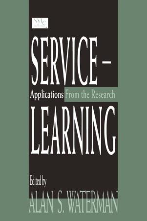 Book cover number 1 for Service-learning : Applications From the Research written by Alan S. Waterman published by Routledge