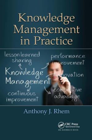 Book cover number 1 for Knowledge Management in Practice written by Anthony J. Rhem published by CRC Press