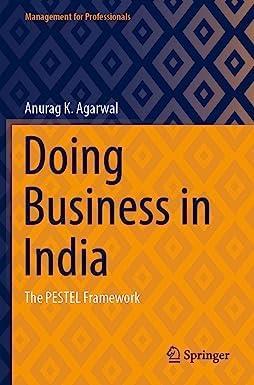 Book cover number 1 for Doing Business in India written by Anurag K. Agarwal published by Springer