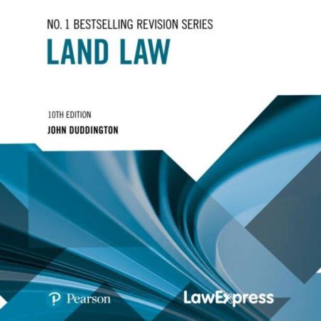 Book cover number 1 for Law Express : Land Law written by John Duddington published by Pearson Education