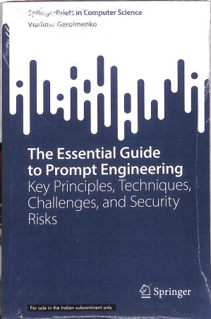 Book cover number 1 for The Essential Guide To Prompt Engineering written by Vladimir Ceroimenko published by Springer