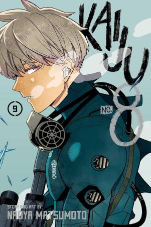 Book cover number 1 for Kaiju No. 8 (Volume 9) written by Konkici published by Viz Media