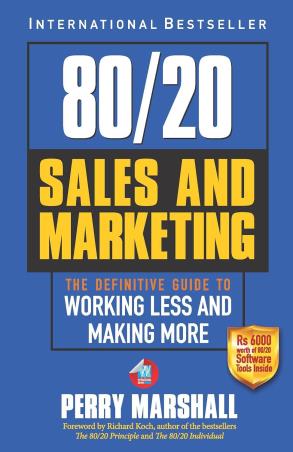 Book cover number 1 for 80/20 Sales and Marketing written by Perry Marshall published by Wisdom Tree