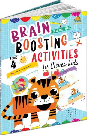 Book cover number 1 for Brain Boosting Activities For Clever Kids Book 4 written by NA published by Booktopus