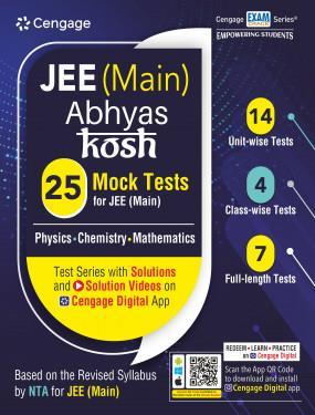 Book cover number 1 for JEE (Main) Abhyaskosh 25 Mock Tests For JEE (Main) written by NA published by Cengage Learning India Private Limited