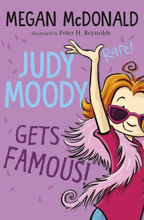 Book cover number 1 for Judy Moody Gets Famous! written by Megan McDonald published by Walker Books