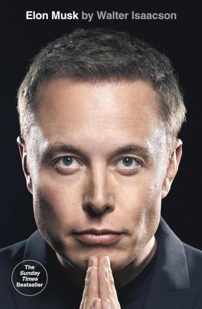 Book cover number 1 for Elon Musk written by Walter Isaacson published by Simon & Schuster