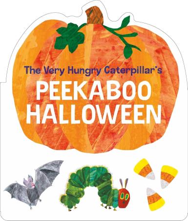 Book cover number 1 for The Very Hungry Caterpillar's Peekaboo Halloween written by Eric Carle published by Puffin