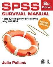 Book cover number 1 for SPSS Survival Manual : A Step-by-Step Guide to Data Analysis Using IBM SPSS written by Julie Pallant published by Routledge