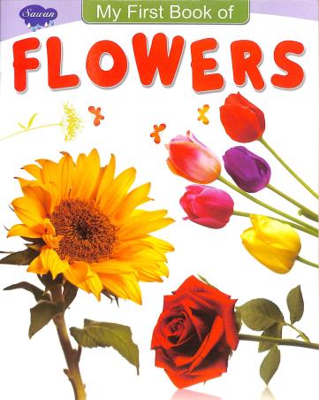 Book cover number 1 for Sawan My First Book Of Flowers written by NA published by Manoj Publications