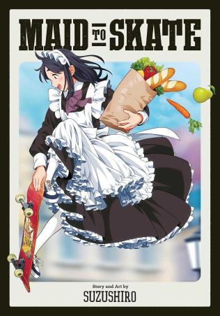 Book cover number 1 for Maid to Skate written by Suzushiro published by Viz Media