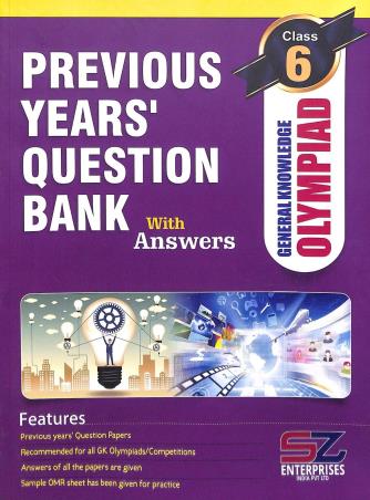 Book cover number 1 for Previous Years Question Bank With Answers General Knowledge Olympiad Class 6 written by NA published by Silverzone Enterprises India Pvt. Ltd.