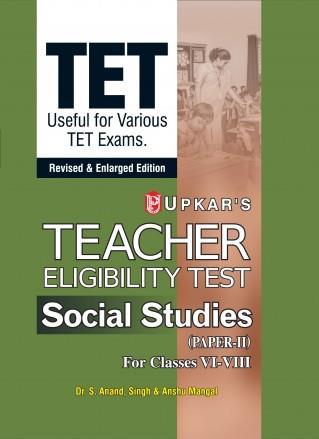 Book cover number 1 for Upkar's Teacher Eligibility Test (Social Studies) (Paper-2) For Classes 6-8 (Code 1710) written by NA published by Upkar Prakashan