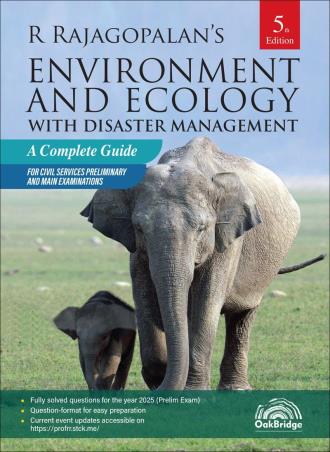 Book cover number 1 for Environment And Ecology With Disaster Management : A Complete Guide written by R. Rajagopalan published by Oak Bridge