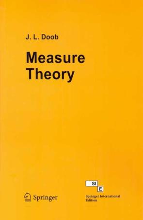 Book cover number 1 for Measure Theory written by J L Doob published by Springer